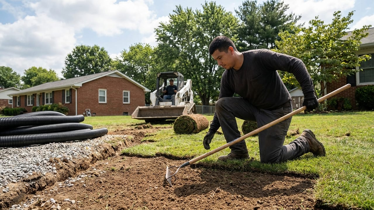 Grading, Sod & Drainage in Nashville